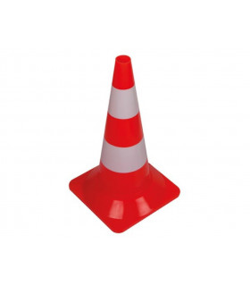 Signalisation - Cone de signalisation rouge/blanc - 50 cm…