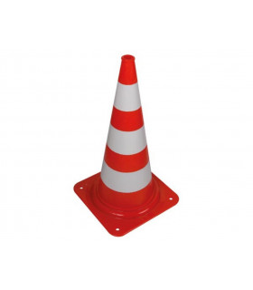 Signalisation - Cone de signalisation rouge/blanc - 75 cm…