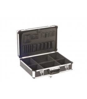 Coffres - Valise a Outils en Aluminium - 455 x 330 x 152 mm - 22 8 L - Noir…