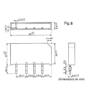 Semi-conducteurs - PONT DE REDRESSEMENT 250V-3.7A B250-C3700/2200…