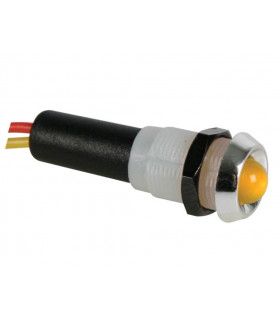 Voyants pour panneaux de controle lampes miniatures - VOYANT LED JAUNE 5V -