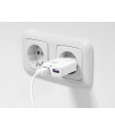 Chargeurs USB - Chargeur USB 2 x USB-A charge intelligente 2.1 A blanc…