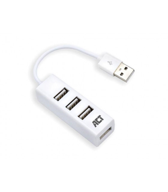 Accessoires informatiques - Mini hub USB 2.0 4 ports blanc…