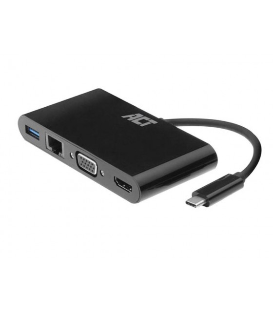 Accessoires informatiques - Adaptateur Multiport USB-C vers HDMI ou VGA avec