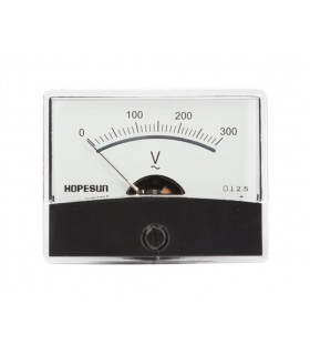 Electronique - VOLTMETRE ANALOGIQUE DE TABLEAU 300V CA / 60 x 47mm…