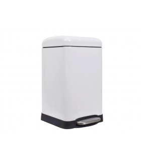 Poubelles - Poubelle urbaine - 20 l - Carre - Blanc mat…