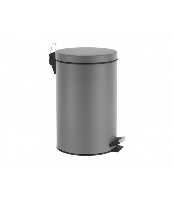 Poubelles - Poubelle a pedale - 14 l - Metal gris…