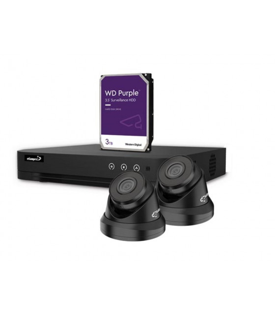 Enregistreurs applications video - KIT VIDEOSURVEILLANCE IP 4 MP - ENREGISTREUR