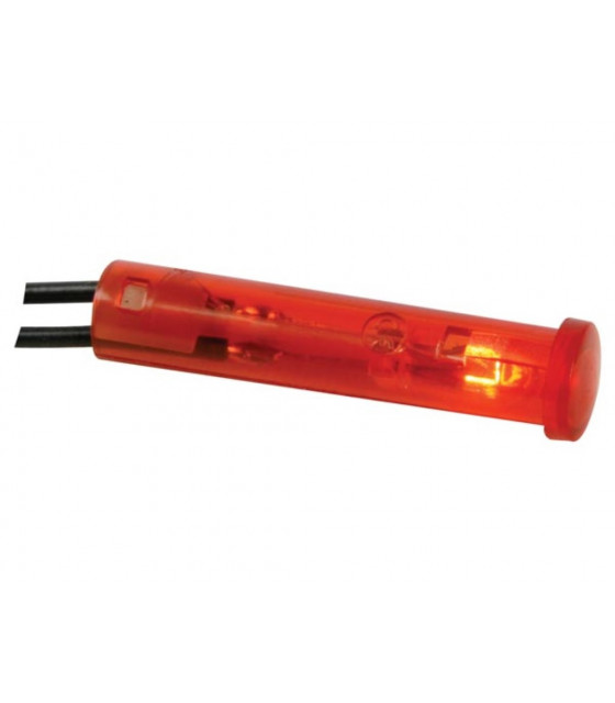 Voyants pour panneaux de controle lampes miniatures - VOYANT ROND 7mm 12V ROUGE…