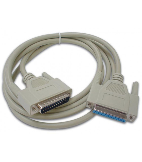 Connecteurs cables de transfert de donnees - CORDON SERIEL SUBD25 MALE - SUBD25