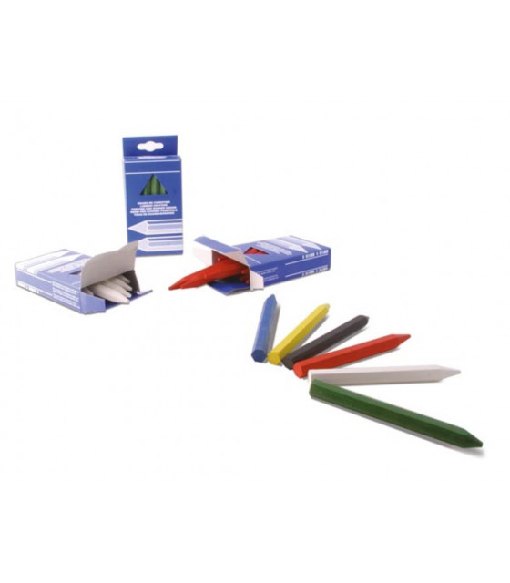 Outils de mesure, marquage et tracage - DEFI - CRAIE GRASSE - VERTE - 12 pcs…