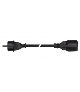 Cordons d'alimentation cables - RALLONGE EN CAOUTCHOUC - 25 m - NOIR - 3G1.