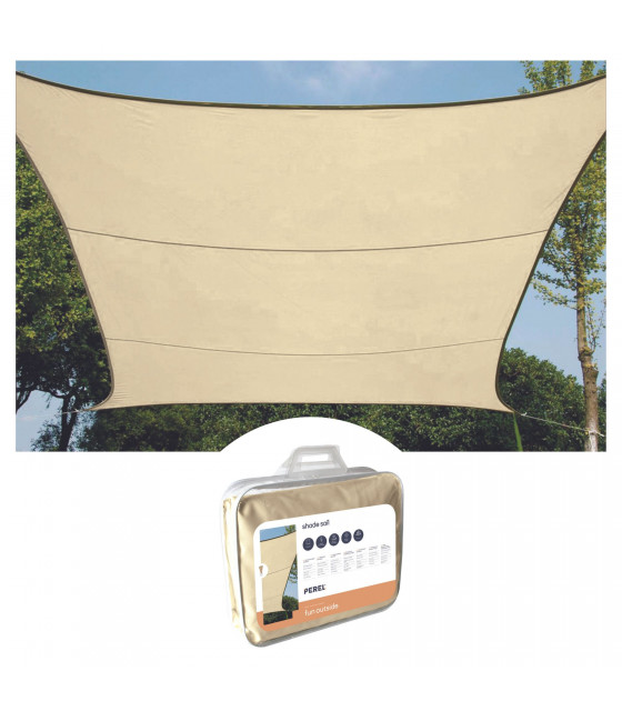 Voiles solaires - VOILE SOLAIRE PERMEABLE - CARRE - 3.6 x 3.