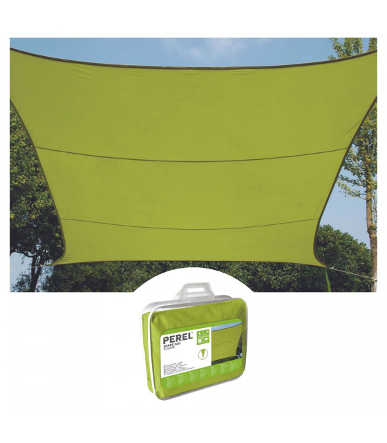 Voiles solaires - VOILE SOLAIRE - CARRE - 5 x 5 m - COULEUR VERT LIME…