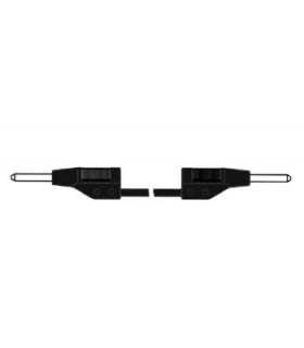 Cables de mesure - CORDON DE MESURE MOULE 2mm 25cm - NOIR MVL 2/25…