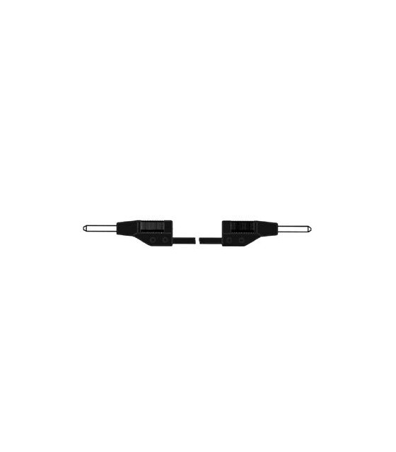 Cables de mesure - CORDON DE MESURE MOULE 2mm 25cm - NOIR MVL 2/25…