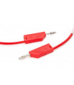 Cables de mesure - CORDON DE MESURE 4mm 50cm - ROUGE MLN-SIL / 1…