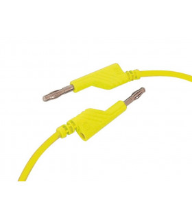 Cables de mesure - CORDON DE MESURE 4mm 50cm - JAUNE MLN-SIL / 1…