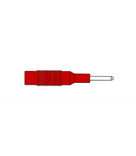 Connecteurs - ADAPTATEUR FICHE 2mm VERS 4mm - ROUGE MZS 2…