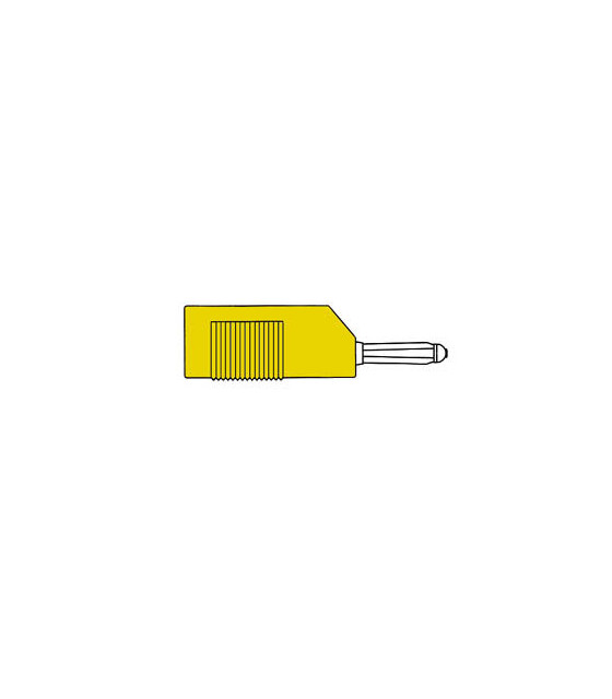 Connecteurs - FICHE MULTICONTACTS 4mm A TROU TRANSVERSAL ET REPRISE ARRIERE -