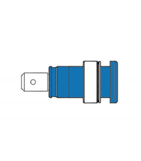 Connecteurs - DOUILLE DE SECURITE ISOLEE 4mm BLEU SEB 2620-F6 3…