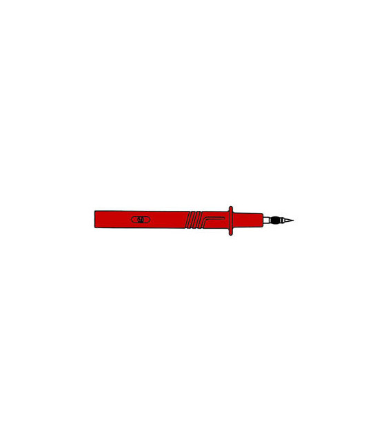 Sondes de mesure - POINTE DE TOUCHE 4mm IEC1010 - ROUGE PRUF 2700…