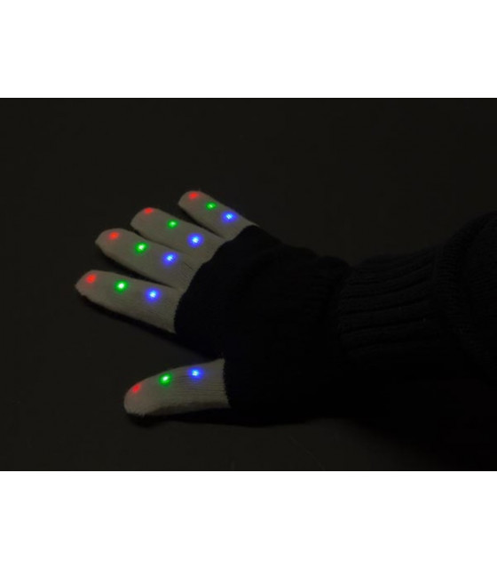 Eclairage de securite, de decoration et de fete - GANTS LUMINEUX LED…