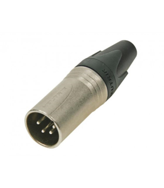 Connecteurs - NEUTRIK - CONNECTEUR XLR 4 POINTS MALE ARGENTE NICKEL…