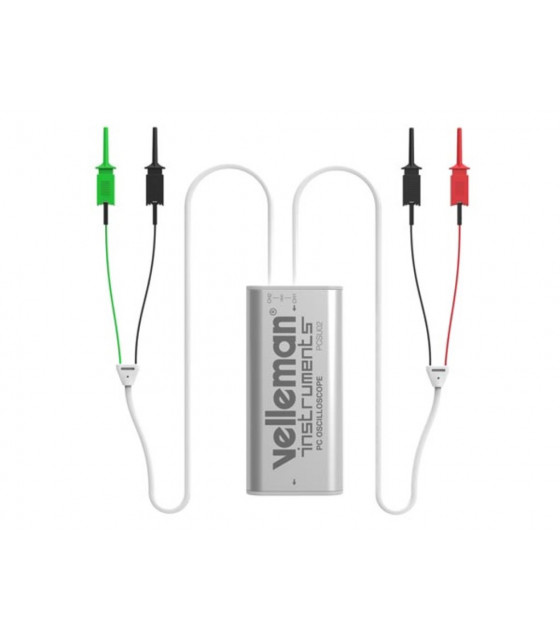 Electronique - MINI OSCILLOSCOPE A 2 CANAUX POUR PC AVEC CONNEXION USB…