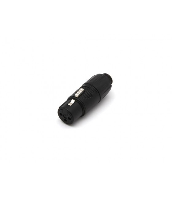 Connecteurs - REAN TINY - ADAPTATEUR XLR FEMELLE VERS XLR MALE - NOIR…