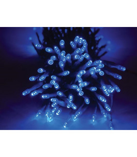 Guirlandes lumineuses - Rainbowlight LED - 10 m - 90 lampes - Bleu ocean - fil