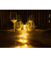 Guirlandes lumineuses - Ribbon Light LED - 8 X 300 cm - 80 lampes blanches