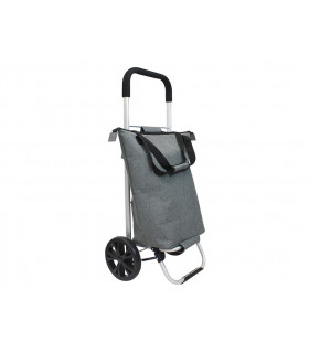 Chariots de supermarche - Chariot de supermarche - 60 l - Grandes roues - Sac