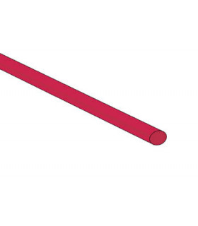 Thermoretractables - GAINE THERMORETRACTABLE 2 1 - 1.6mm - ROUGE - 50 PCS.