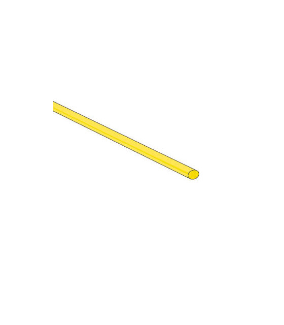 Thermoretractables - GAINE THERMORETRACTABLE 2 1 - 2.4mm - JAUNE - 50 PCS.