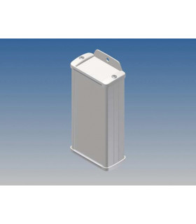 Boitiers metalliques - BOITIER EN ALUMINIUM - BLANC - 125 x 59.9 x 30.