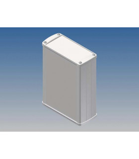 Boitiers metalliques - BOITIER EN ALUMINIUM - BLANC - 145 x 105.9 x 45.8 mm…