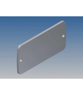 Boitiers metalliques - PANNEAU EN ALUMINIUM POUR TEKAM 1 - ARGENT - 59.9 x 30.