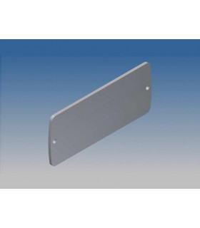 Boitiers metalliques - PANNEAU EN ALUMINIUM POUR TEKAM 2 - ARGENT - 85.8 x 36.