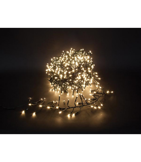 Guirlandes lumineuses - Twistlight LED - 18 m - 1530 lampes blanc chaud - fil