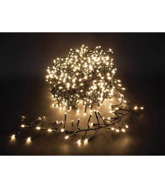 Guirlandes lumineuses - Twistlight LED - 24 m - 2040 LED - blanc chaud - cable