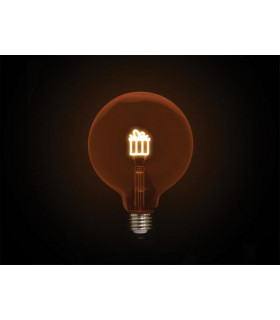 Decoration - Deco bulb - ampoule LED - filament dore en forme de cadeau - E27…