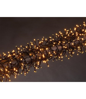 Guirlandes lumineuses - KUMA LED - 12 m - 1020 LED - arizona blanc - cable noir