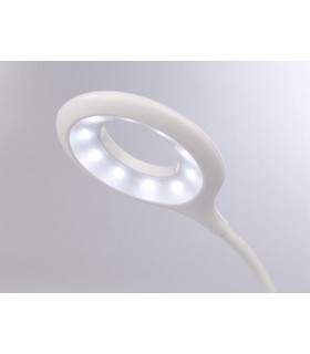 Pince de table - LAMPE DE BUREAU LED - RECHARGEABLE - INTENSITE VARIABLE - 20