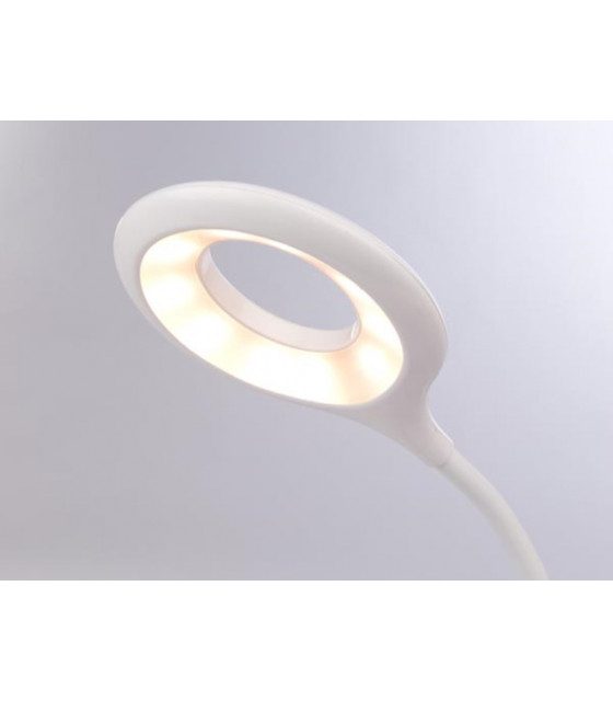 Pince de table - LAMPE DE BUREAU LED - RECHARGEABLE - INTENSITE VARIABLE - 20