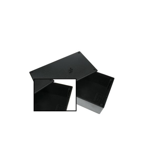 Boitiers en plastique - COFFRET PLASTIQUE - NOIR 200 x 110 x 65mm…