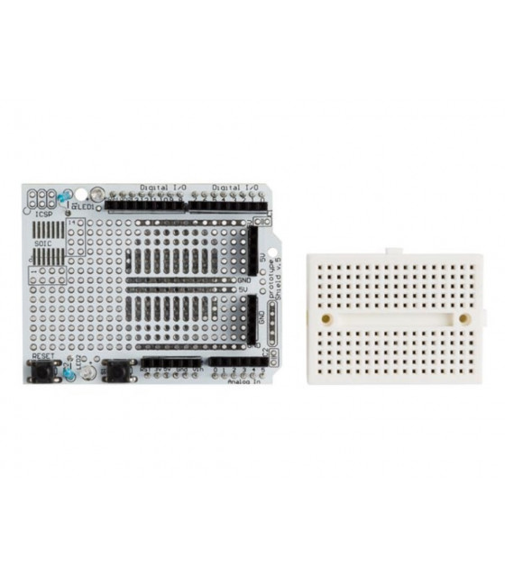 Shields - CARTE D'EXPERIMENTATION AVEC MINI PLATINE D'ESSAI POUR ARDUINO® UNO…