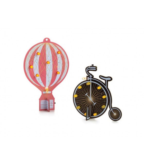 Effets lumineux - Set de 2 Kits de Soudage - Montgolfiere Retro Velo Retro…