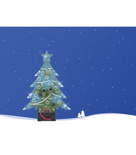 Produits saisonniers - SAPIN DE NOEL A LED - BLEU - INTERRUPTEUR ON/OFF…