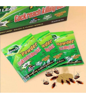 LOT 20 sachets GREEN LEAF ANTI COCKROACHES ANTI COCKROACHES